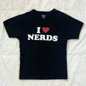 Women's Red and Black Shirt